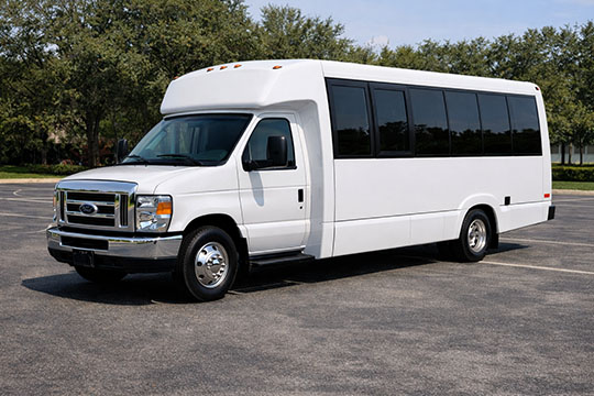 18-passenger mini coach available for charter in Seattle, WA