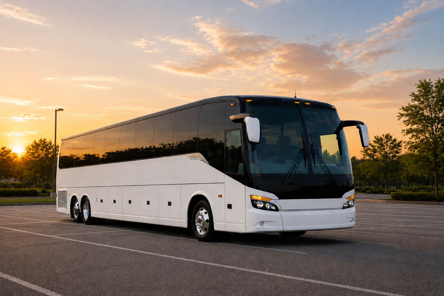 Seattle coach bus exterior